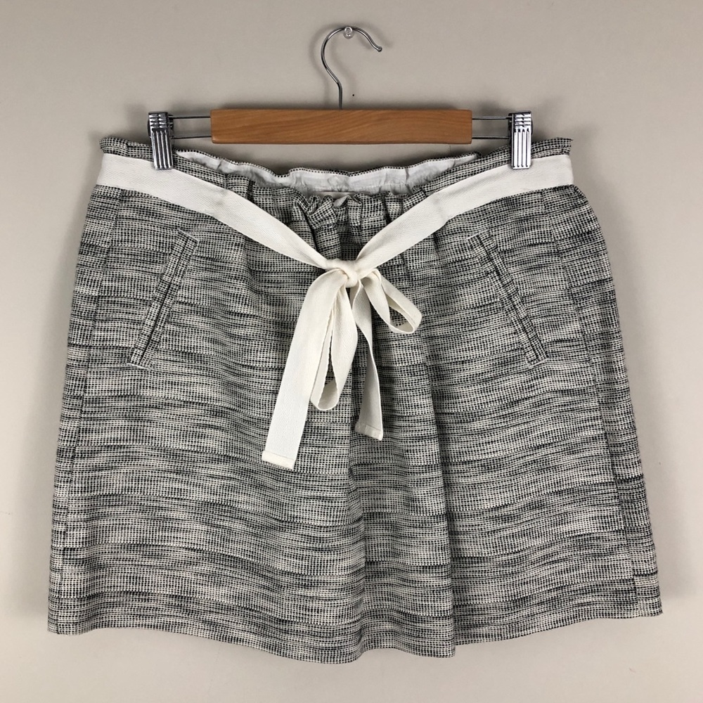Fossil Woven Tie Waist Elastic Skirt